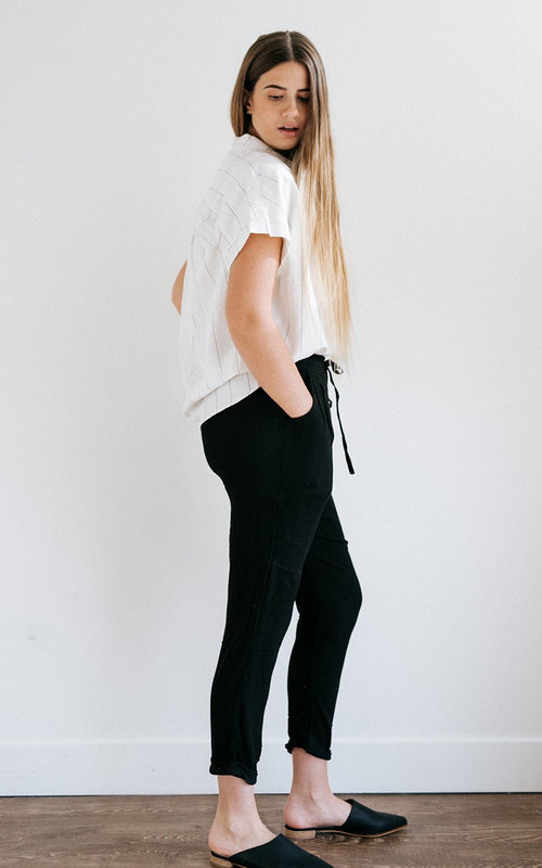 Black Loise Pants