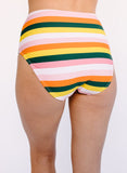 Rainbow Stripe Mid-Waist Bottom
