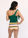 Rainbow Stripe Mid-Waist Bottom