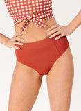 Rust High-Waist Bottom