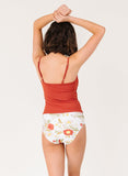 Rust Wrap Tankini
