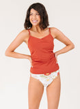 Rust Wrap Tankini