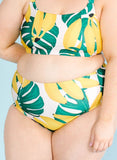 Tropical High-Waist Bottom