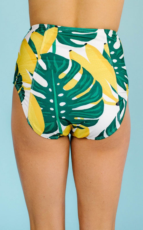 Tropical High-Waist Bottom