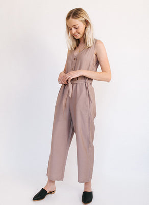 V-Neck Jumpsuit