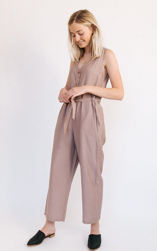 V-Neck Jumpsuit