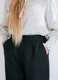 Black Flare Pants