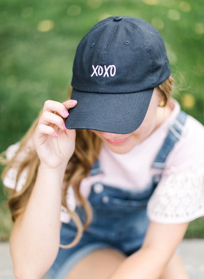 XOXO Navy Blue Hat - Default Title
