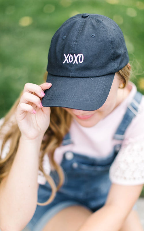 XOXO Navy Blue Hat